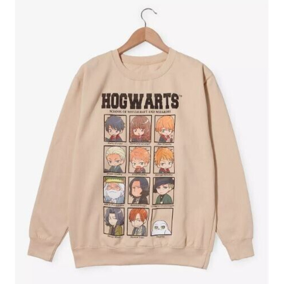 Harry Potter Hogwarts Chibi Characters All Over Print Tech Wallet - White PU Phone Wallet - View #7